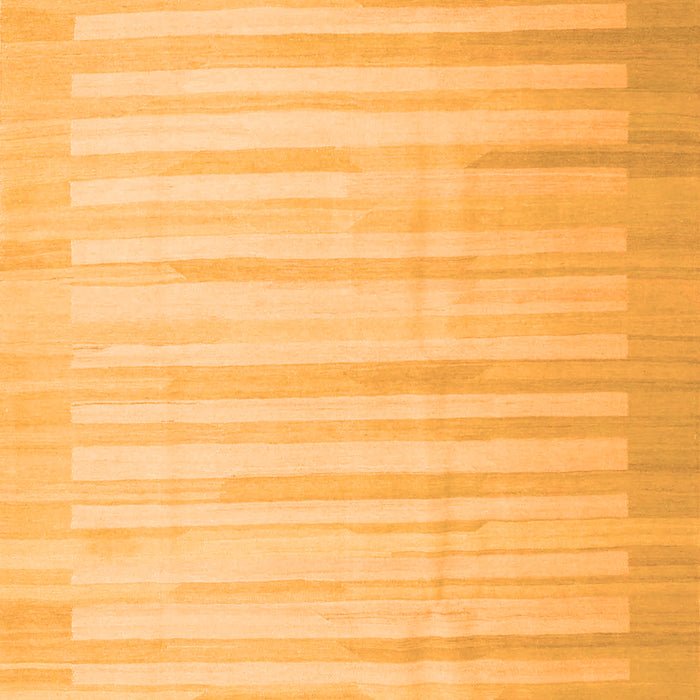 Abstract Orange Contemporary Rug, con1249org