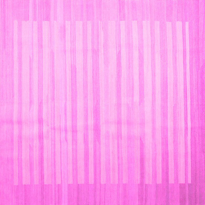 Square Abstract Pink Contemporary Rug, con1249pnk