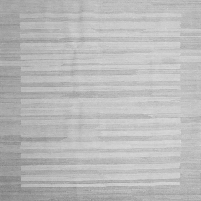 Round Machine Washable Abstract Gray Contemporary Rug, wshcon1249gry