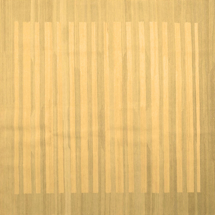 Square Abstract Brown Contemporary Rug, con1249brn