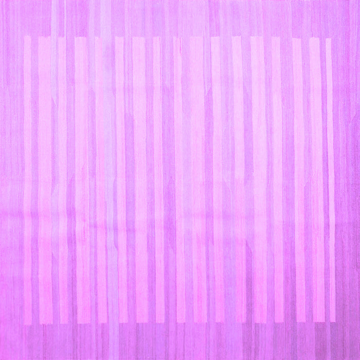 Square Machine Washable Abstract Purple Contemporary Area Rugs, wshcon1249pur