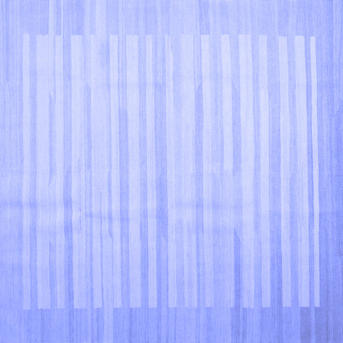 Square Abstract Blue Contemporary Rug, con1249blu