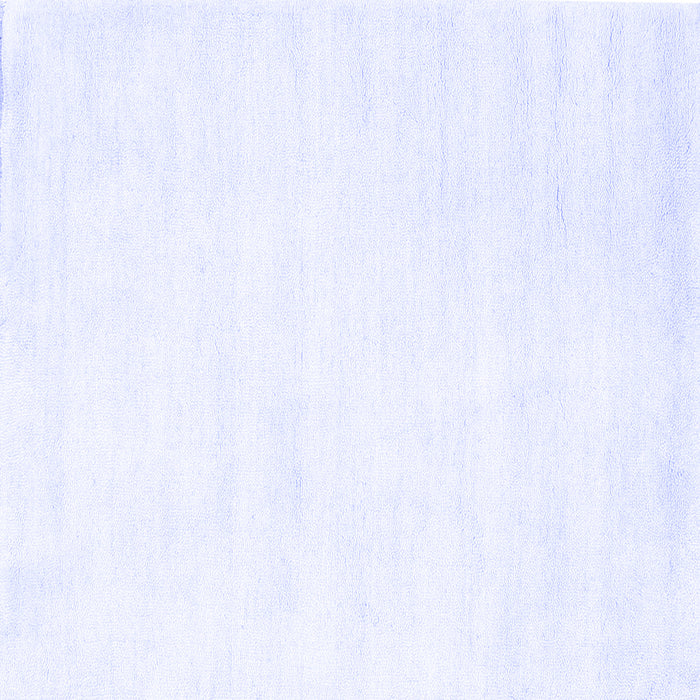 Square Solid Blue Modern Rug, con124blu