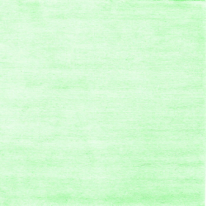 Square Machine Washable Solid Emerald Green Modern Area Rugs, wshcon124emgrn