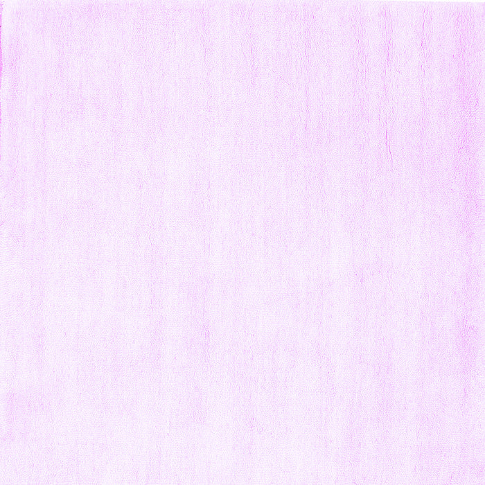 Square Machine Washable Solid Purple Modern Area Rugs, wshcon124pur