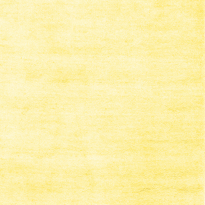 Machine Washable Solid Yellow Modern Rug, wshcon124yw