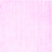 Square Solid Pink Modern Rug, con124pnk