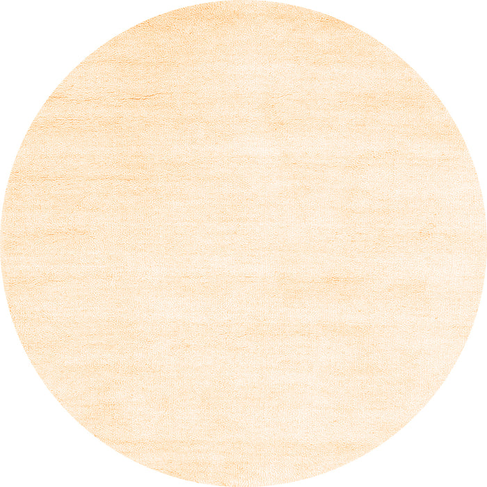 Square Solid Orange Modern Rug, con124org