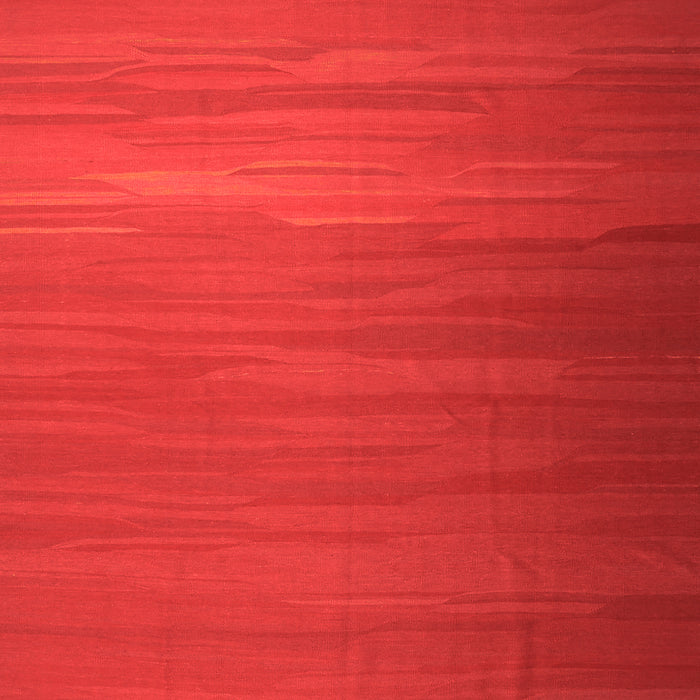 Serging Thickness of Abstract Orange Contemporary Rug, con1250org