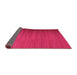 Sideview of Abstract Pink Contemporary Rug, con1250pnk