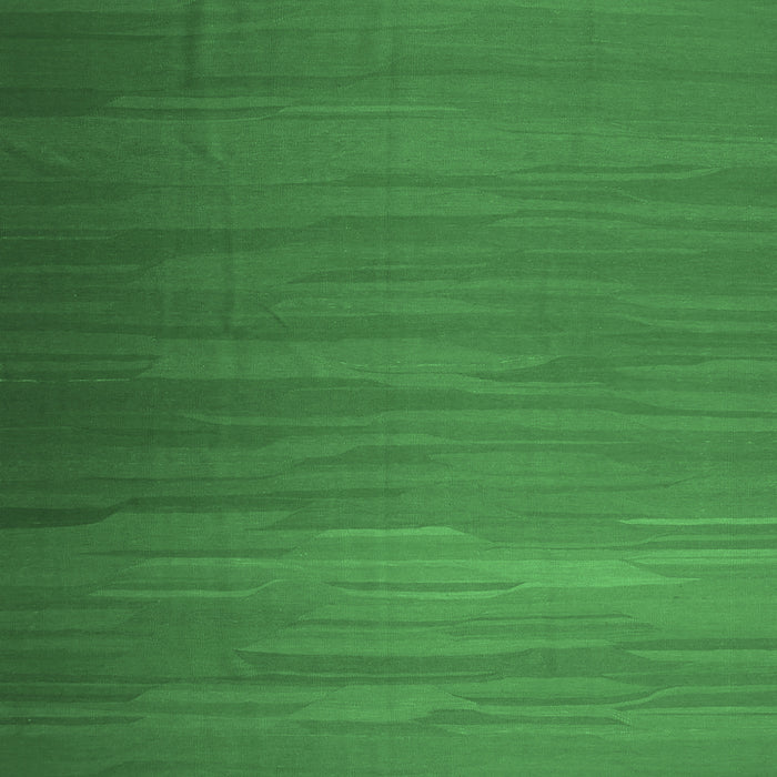 Square Abstract Emerald Green Contemporary Rug, con1250emgrn