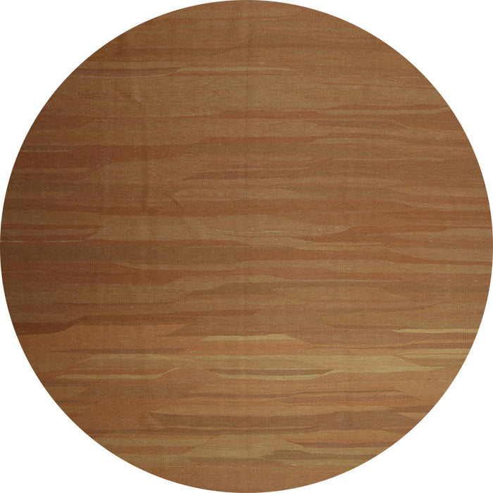 Round Abstract Light Blue Contemporary Rug, con1250lblu