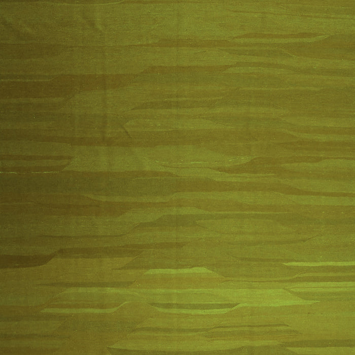 Serging Thickness of Machine Washable Abstract Green Contemporary Area Rugs, wshcon1250grn
