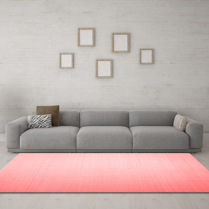 Modern Red Washable Rugs