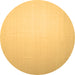 Round Solid Brown Modern Rug, con1251brn