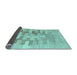 Sideview of Abstract Light Blue Contemporary Rug, con1252lblu