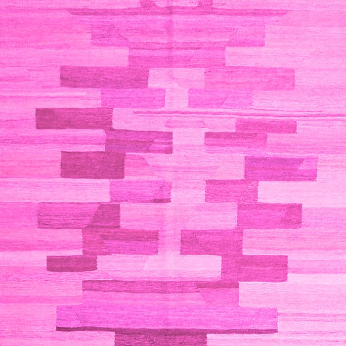 Abstract Pink Contemporary Rug, con1252pnk