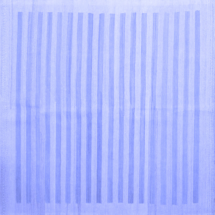 Square Machine Washable Abstract Blue Contemporary Rug, wshcon1253blu