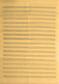 Abstract Brown Contemporary Rug, con1253brn