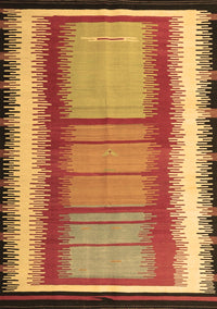 Southwestern Brown Country Rug, con1254brn