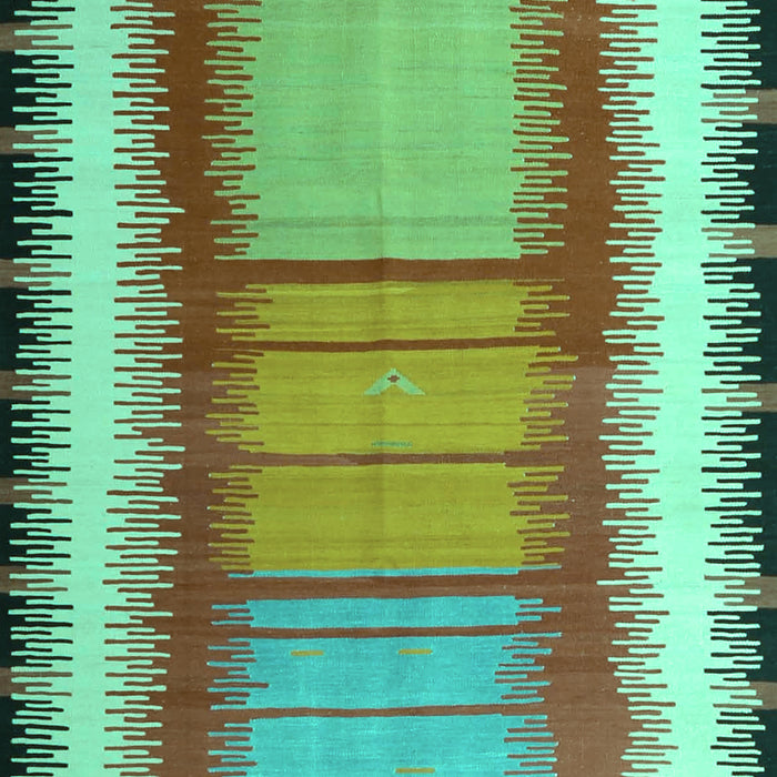 Southwestern Turquoise Country Rug, con1254turq