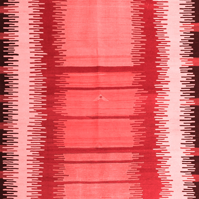 Machine Washable Southwestern Red Country Rug, wshcon1254red