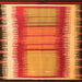 Serging Thickness of Southwestern Orange Country Rug, con1254org