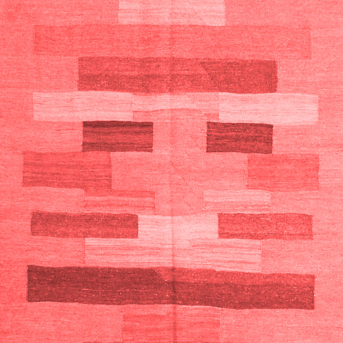 Abstract Red Contemporary Area Rugs