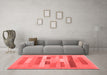 Contemporary Red Washable Rugs