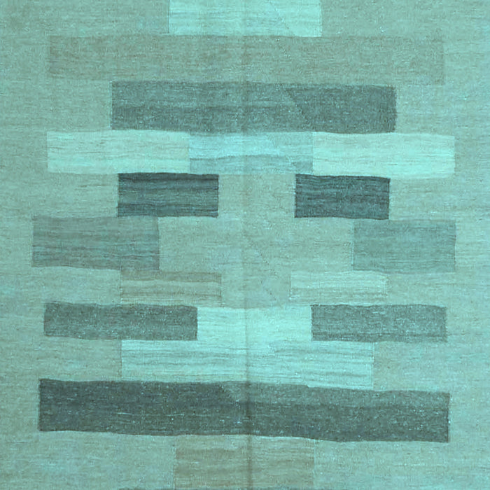 Abstract Light Blue Contemporary Rug, con1255lblu