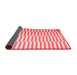 Abstract Red Contemporary Area Rugs