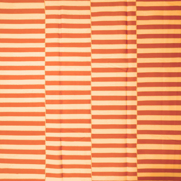 Serging Thickness of Abstract Orange Contemporary Rug, con1256org