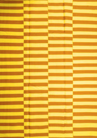 Abstract Yellow Contemporary Rug, con1256yw