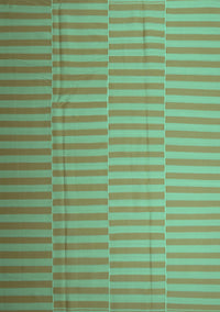 Abstract Turquoise Contemporary Rug, con1257turq