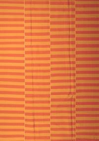 Abstract Orange Contemporary Rug, con1257org