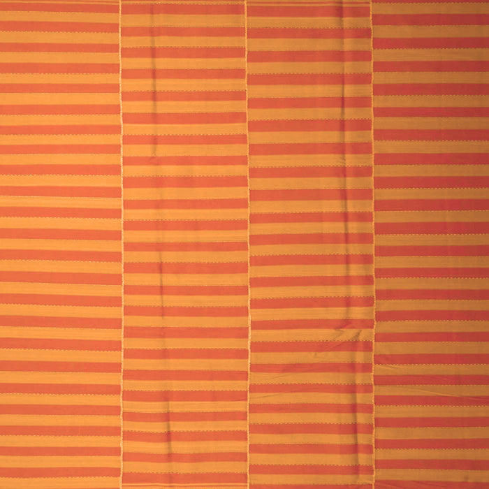 Serging Thickness of Abstract Orange Contemporary Rug, con1257org