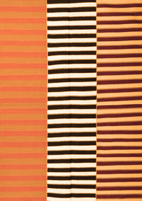 Abstract Orange Contemporary Rug, con1258org