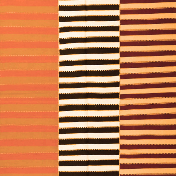 Abstract Orange Contemporary Rug, con1258org