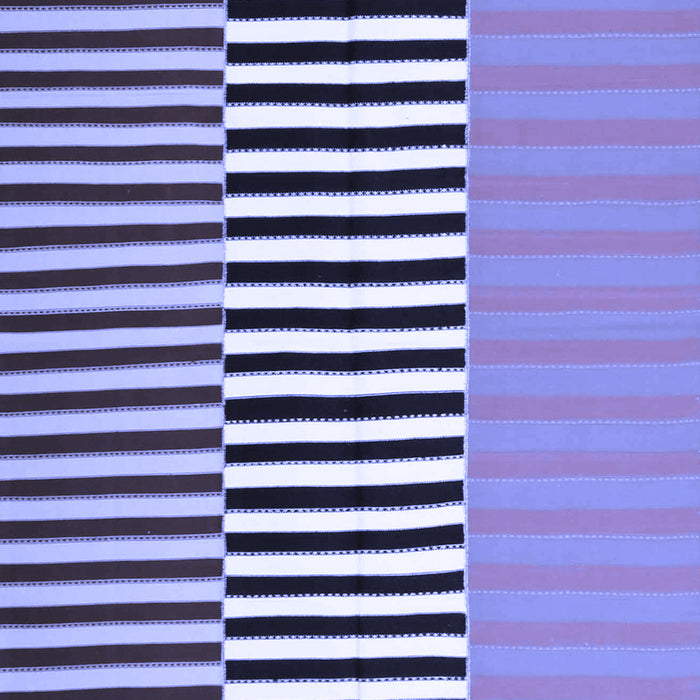 Abstract Blue Contemporary Rug, con1258blu