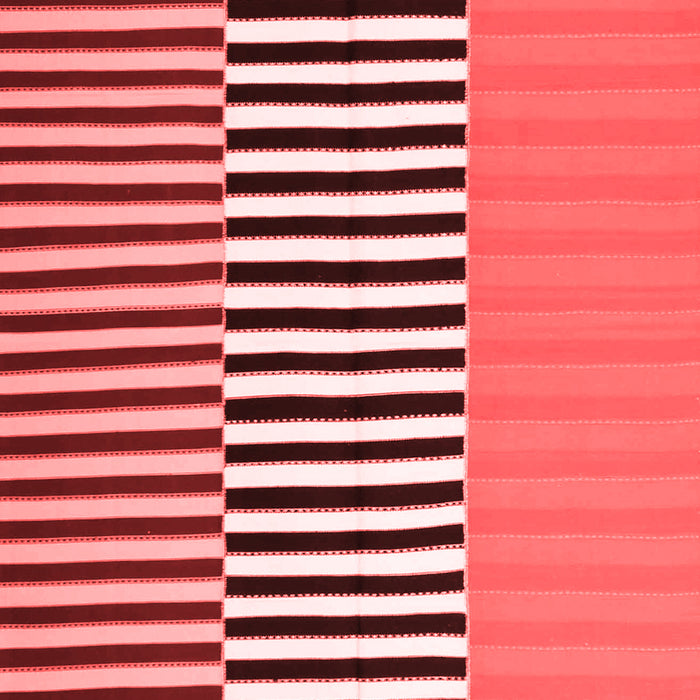 Machine Washable Abstract Red Contemporary Rug, wshcon1258red