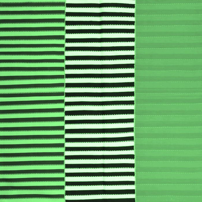 Square Machine Washable Abstract Emerald Green Contemporary Area Rugs, wshcon1258emgrn