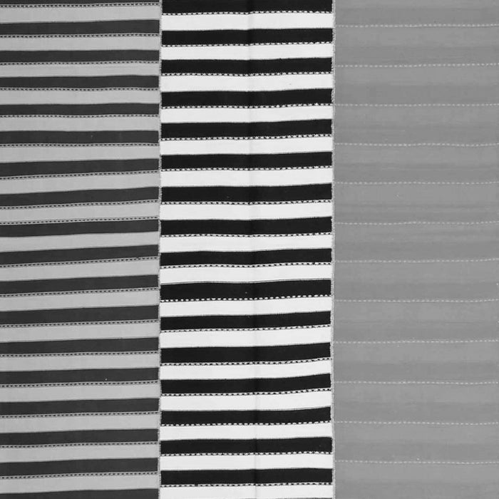 Abstract Gray Contemporary Rug, con1258gry