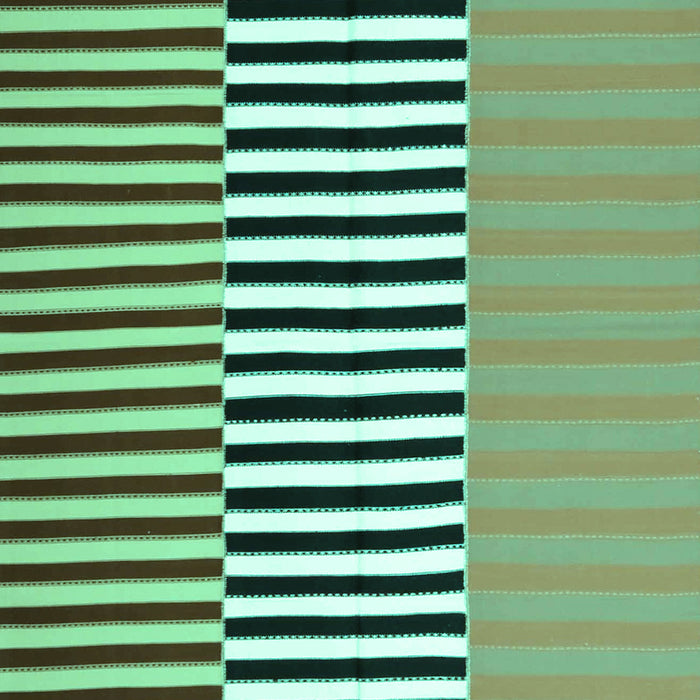 Machine Washable Abstract Turquoise Contemporary Area Rugs, wshcon1258turq