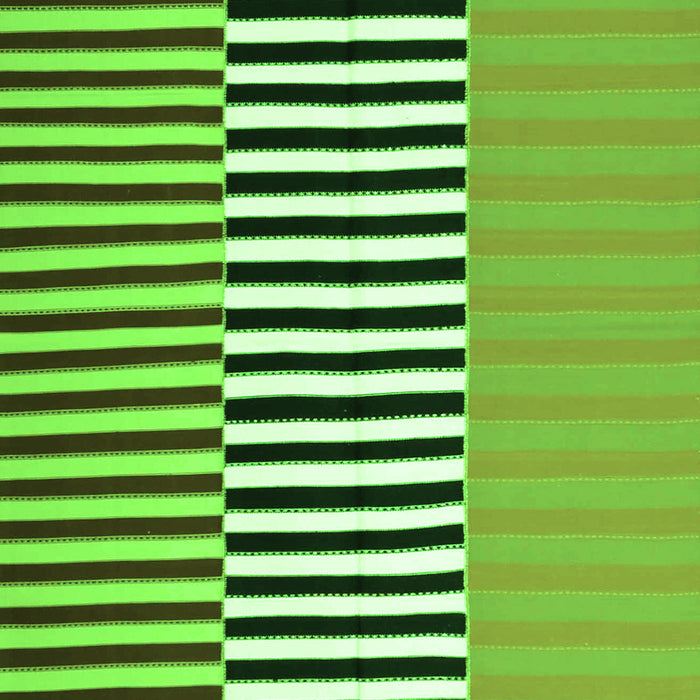 Abstract Green Contemporary Rug, con1258grn