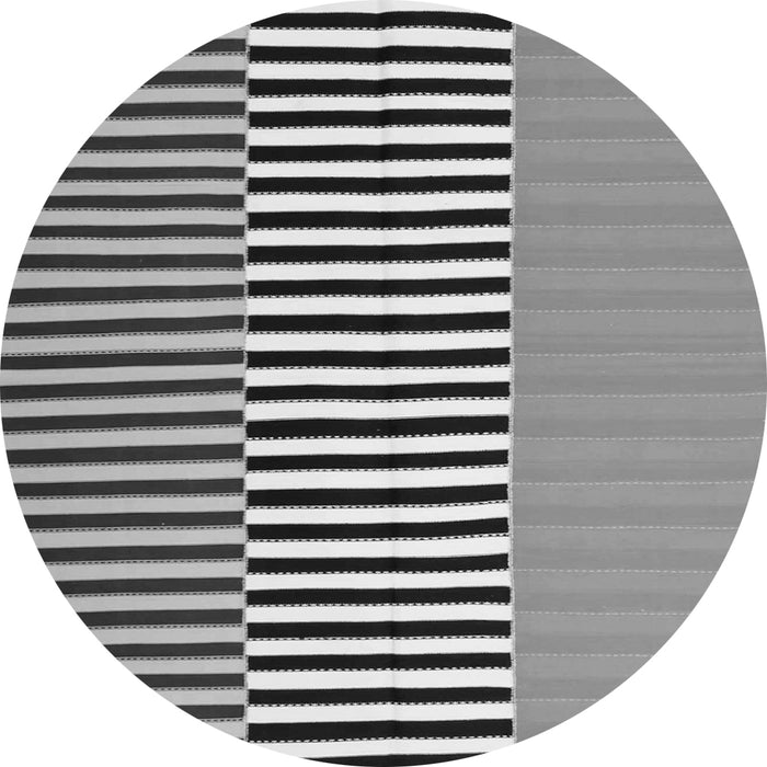 Square Abstract Gray Contemporary Rug, con1258gry