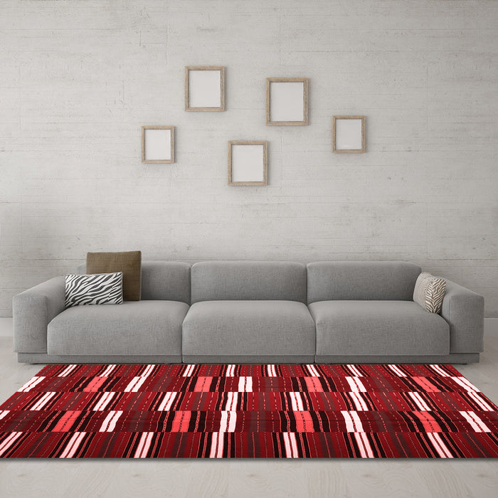 Traditional Red Washable Rugs