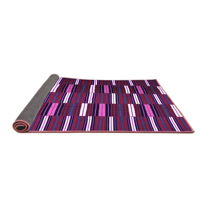 Sideview of Oriental Purple Traditional Rug, con1259pur