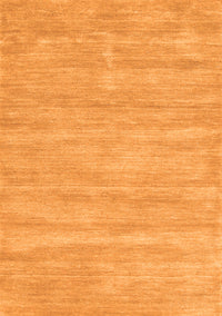 Solid Orange Modern Rug, con125org