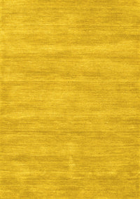 Solid Yellow Modern Rug, con125yw