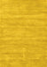 Solid Yellow Modern Rug, con125yw